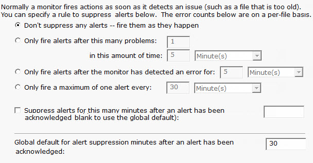 Alert Suppression