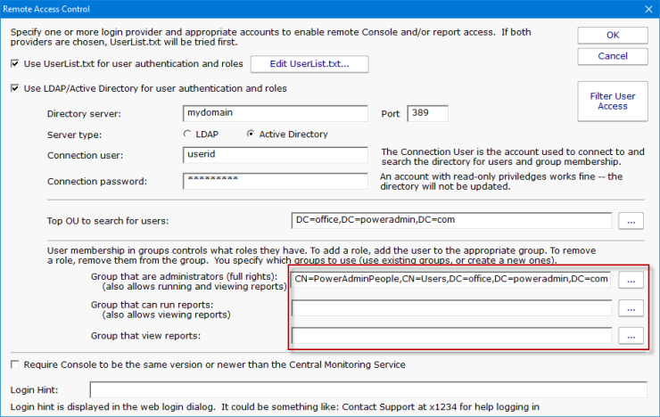 LDAP Access Control