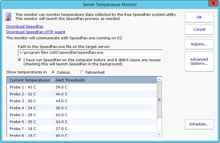 windows 10 temperature monitor fan speed